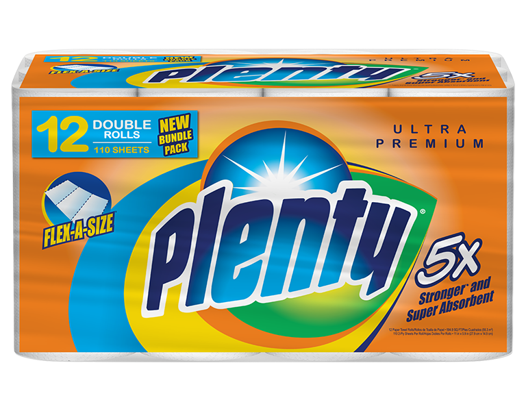 Plenty Paper Towels 12 Roll