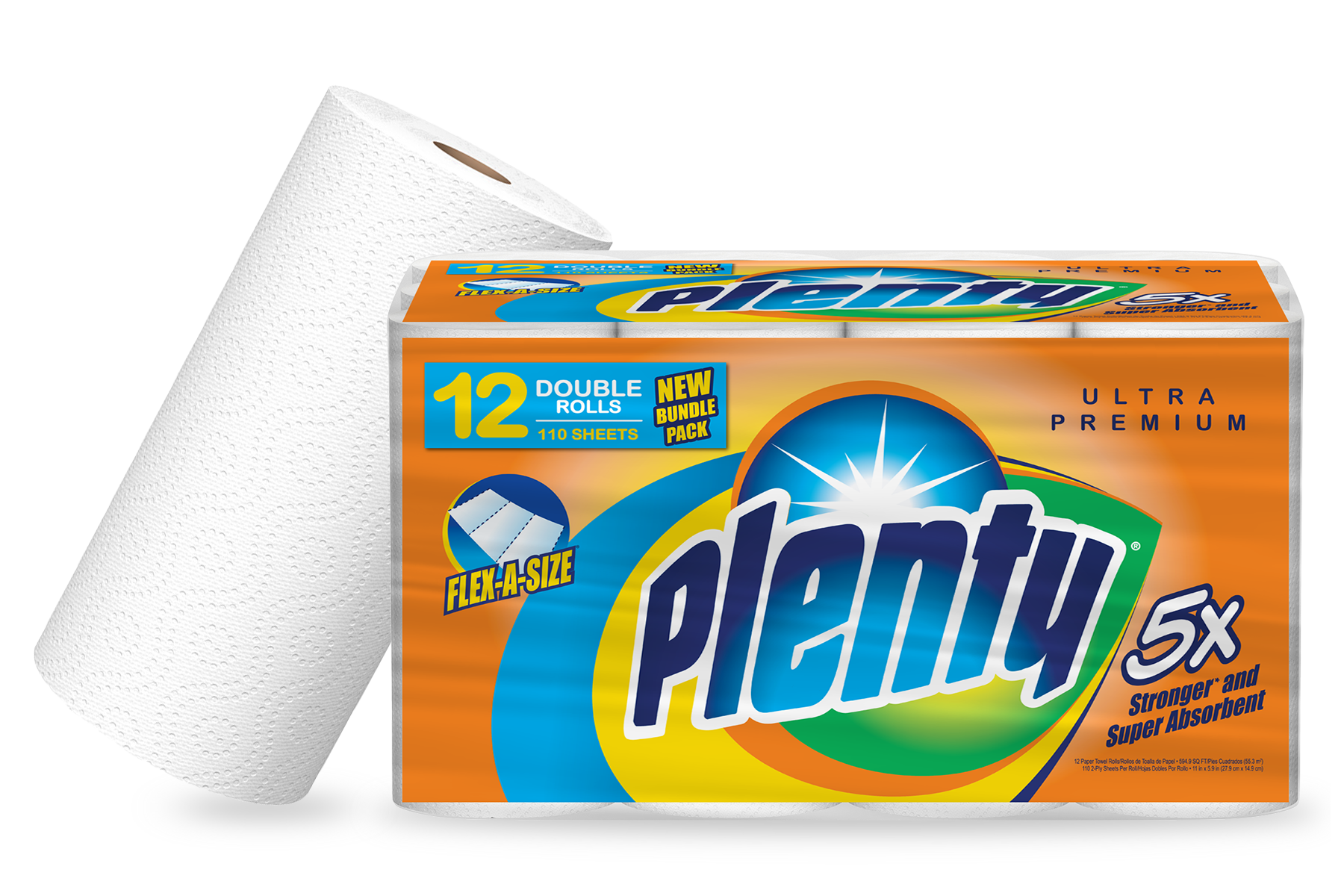 Plenty Paper Towels 12 Roll